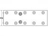 Brake Lining Kit:673 421 15 31